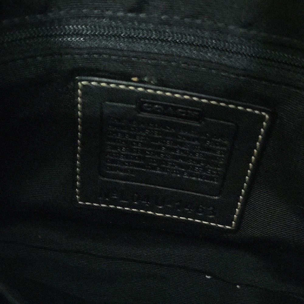 Coach Dark Leather Handbag